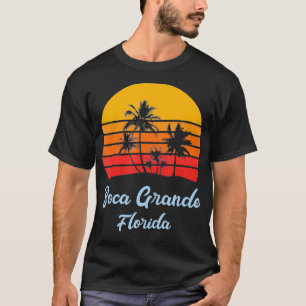 Retro Boca Grande Florida Sommerurlaub Geschenk T-Shirt