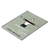 Retro Bodybuilding 70. Geburtstagsparty Gästebuch Notizblock (Linke Seite)