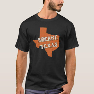 Retro Boerne Texas Little League Baseball T-Shirt