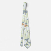 Retro Bohemisch Mled Funky Groovy Abstrakte Camouf Krawatte (Rückseite)