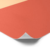 Retro-böhmische abstrakte Linienkunst Poster (Ecke)