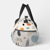 Retro Boho Abstrakt Moderne Sammlung Duffle Bag (Rechts)