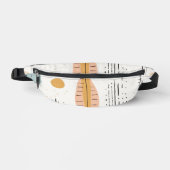 Retro Boho Abstrakt Trendy Collection Bauchtasche (Vorderseite)