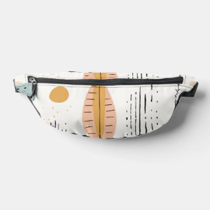 Retro Boho Abstrakt Trendy Collection Bauchtasche