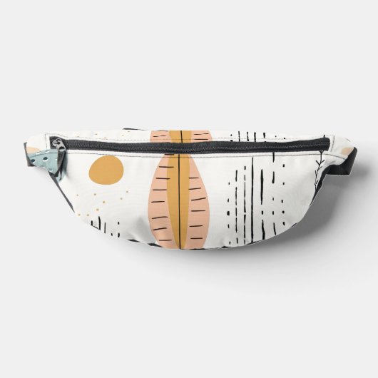 Retro Boho Abstrakt Trendy Collection Bauchtasche (Ablage )