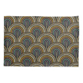 Retro Boho Arc Art Deco Pillow Case Kissenbezug (Rückseite)