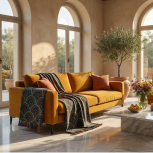 Retro Boho Arch Pattern Decke