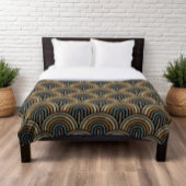 Retro Boho Arch Pattern Fleecedecke