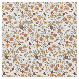 Retro Boho Blume Mittelmeer Muster Stoff