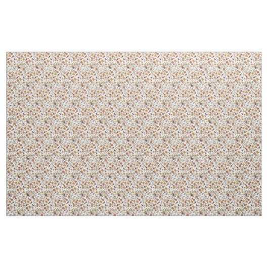 Retro Boho Blume Mittelmeer Muster Stoff (Fat Quarter (45,7 x 55,9 cm))
