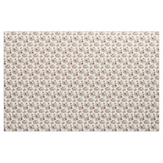 Retro Boho Blume Mittelmeer Muster Stoff (Fat Quarter (45,7 x 55,9 cm))