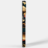 Retro-boho-Blume-Power Case-Mate iPhone Hülle (Rückseite / Rechts)