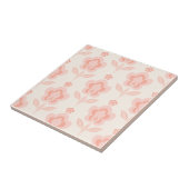Retro Boho Blumen Fliese (Seite)