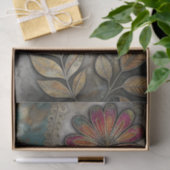 Retro-Boho-Blumendekoupage Seidenpapier (Geschenk)