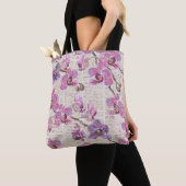 Retro-Boho-Blumengarten-Große-Schreibtischmatte-Tr Tasche (Von Nahem)