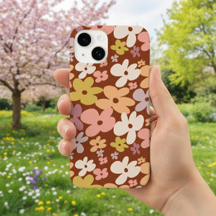 Retro-Boho-Blumenpower-Muster Case-Mate iPhone 14 Hülle