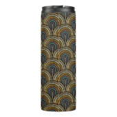 Retro-Boho-Bogenmuster-Thermobecher Thermosbecher (Rückseite)