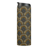 Retro-Boho-Bogenmuster-Thermobecher Thermosbecher (Nach rechts gedreht)