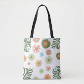 Retro boho bunt floral stilvoll tasche (Vorderseite)