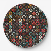 Retro Boho Circle Chic Paper Teller (Vorderseite)