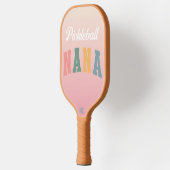 Retro Boho Colors Nana Personalisiert Pickleball Schläger (Links)