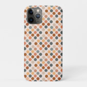 Retro Boho Dots neutral Case-Mate iPhone Hülle (Rückseite)