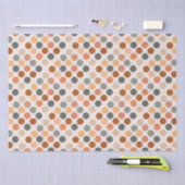 Retro Boho Dots neutral Seidenpapier (Handwerk)