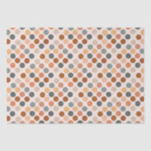 Retro Boho Dots neutral Seidenpapier (Vorderseite)