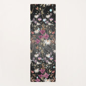 Retro Boho Elegante Wildblumen Yogamatte (Vorderseite)