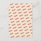 Retro Boho Fun Handmade CUSTOM Brautparty Begleitkarte (Rückseite)