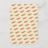 Retro Boho Fun Handmade CUSTOM Brautparty Begleitkarte (Rückseite)