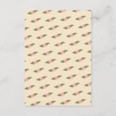 Retro Boho Fun Handmade CUSTOM Brautparty Begleitkarte (Rückseite)