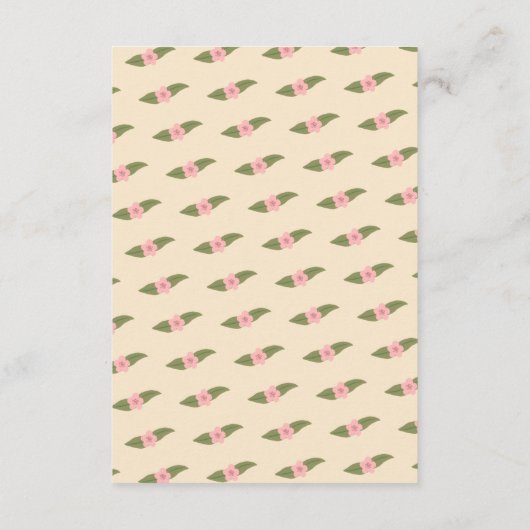 Retro Boho Fun Handmade CUSTOM Brautparty Begleitkarte (Rückseite)