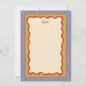 Retro Boho Fun Handmade CUSTOM Brautparty Dankeskarte (Vorderseite)