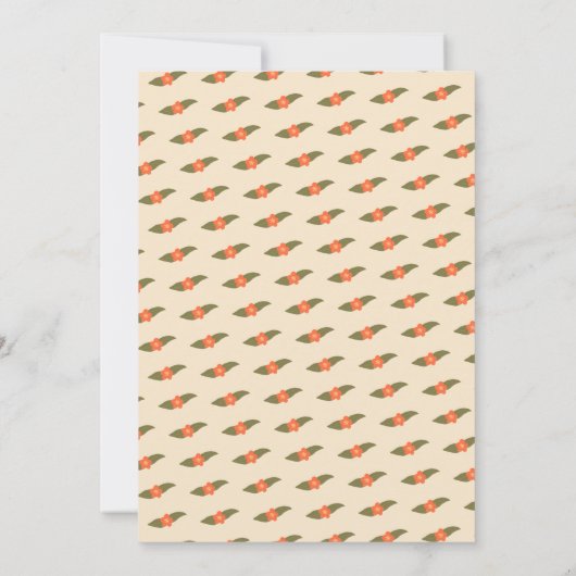 Retro Boho Fun Handmade CUSTOM Brautparty Dankeskarte (Rückseite)