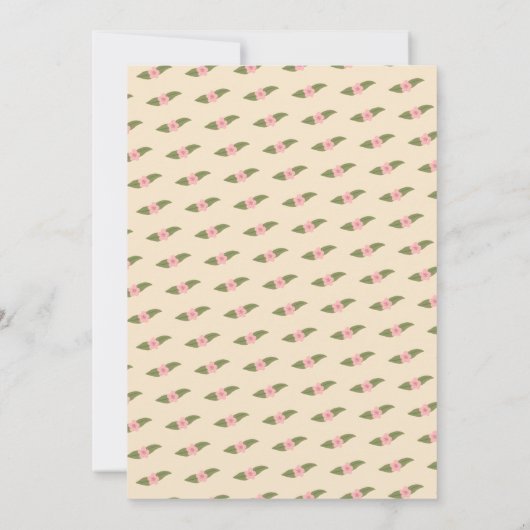 Retro Boho Fun Handmade CUSTOM Brautparty Einladung (Rückseite)