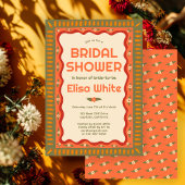 Retro Boho Fun Handmade CUSTOM Brautparty Einladung