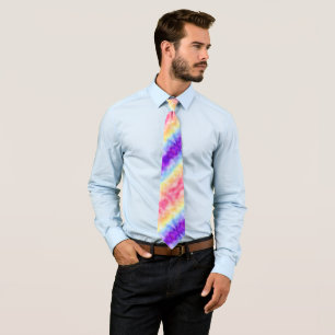 Retro Boho Funky Quirky Xenogender Karierte Stolz Krawatte