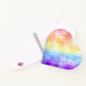 Retro Boho Funky Quirky Xenogender Karierte Stolz Notizblock (Innenseite)