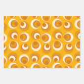 Retro Boho Geometric Muster 60er 70er Seventies Geschenkpapier Set (Vorderseite 2)