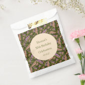 Retro Boho Green Niedlich BlumenCustom 50. Geburts Geschenktütchen (Versiegelt)