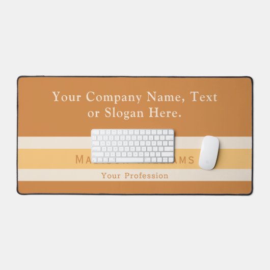 Retro Boho Individuelle Name Slogan Office oder Pe Schreibtischunterlage (Tastatur & Maus)