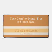 Retro Boho Individuelle Name Slogan Office oder Pe Schreibtischunterlage (Vorderseite)