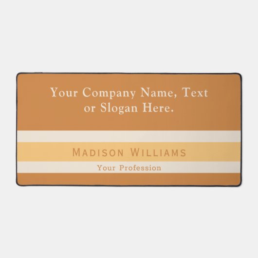 Retro Boho Individuelle Name Slogan Office oder Pe Schreibtischunterlage (Vorderseite)