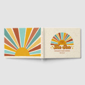 Retro Boho kommt mit der Son Baby Dusche Gästebuch (Voll)