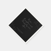 Retro Boho Liebe Lachen und glücklich immer nach Serviette (Ecke)