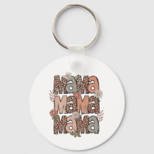 Retro Boho "Mama" Schlüsselanhänger