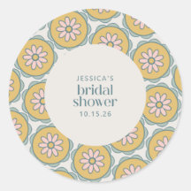 Retro Boho Mandala Floral Pastel Brautparty