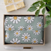 Retro Boho Niedlich Daisy Floral Pattern Seidenpapier (Geschenk)