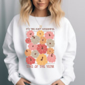 Retro Boho Pumpkins mit Stürze Quote Sweatshirt